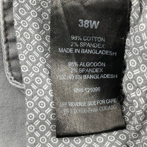 English Laundry Shorts Mens 38 Gray Tropical Hawaiian Cotton Stretch 8.5" Inseam - Picture 8 of 10